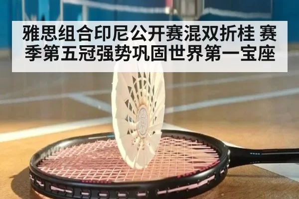 雅思组合印尼公开赛混双折桂 赛季第五冠强势巩固世界第一宝座